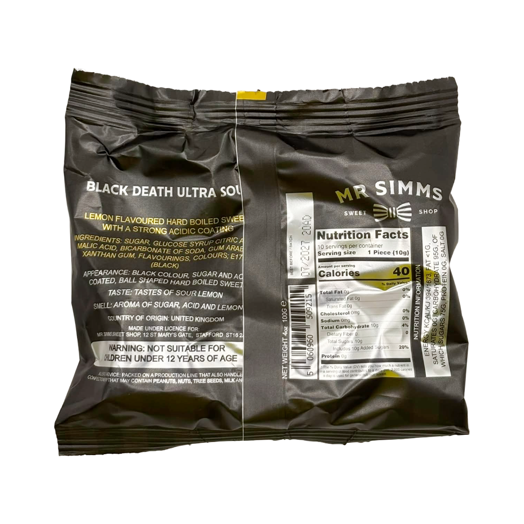 Black Death Ultra Sour 100g