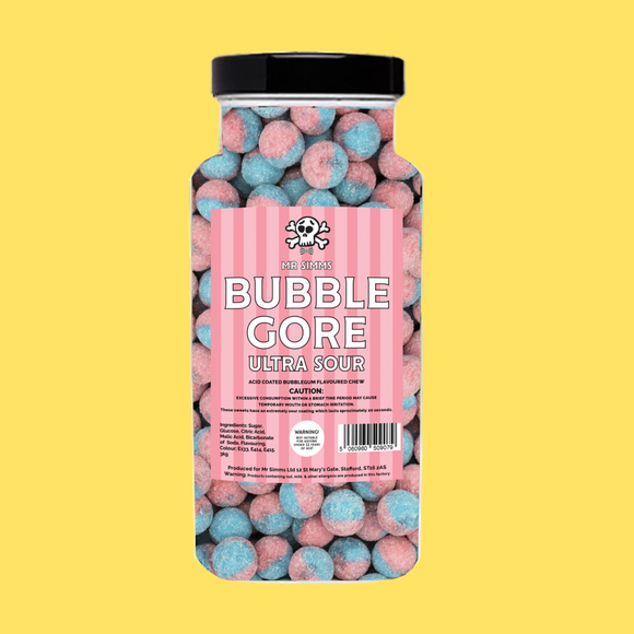 Bubble Gore Ultra Sour 2.5kg POS - 100g