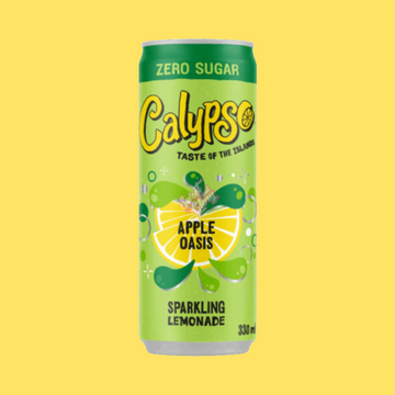 Calypso Apple Oasis Zero Sugar Sparkling Lemonade 330ml