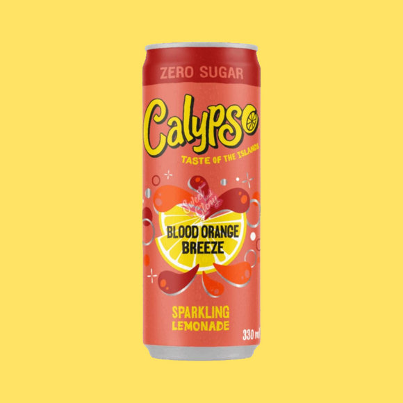 Calypso Blood Orange Breeze Zero Sugar Sparkling Lemonade 330ml