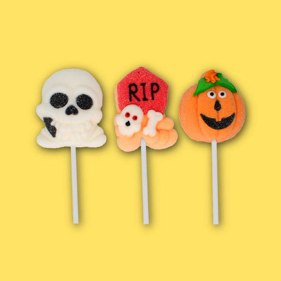 Candy Realms Halloween Mallow Pops 45g