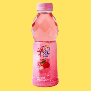 Poppa Boba Drink Rose & Lychee 500ml*