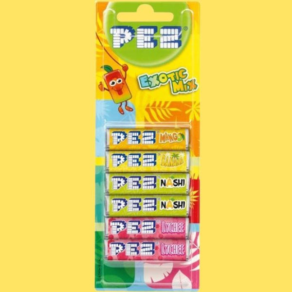 Pez Exotic Mix Refills 6 Pack