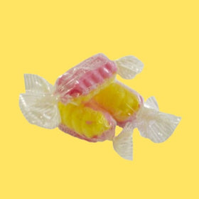 Stockley's Wrapped Rhubarb and Custard Bag 3kg POS - 100g