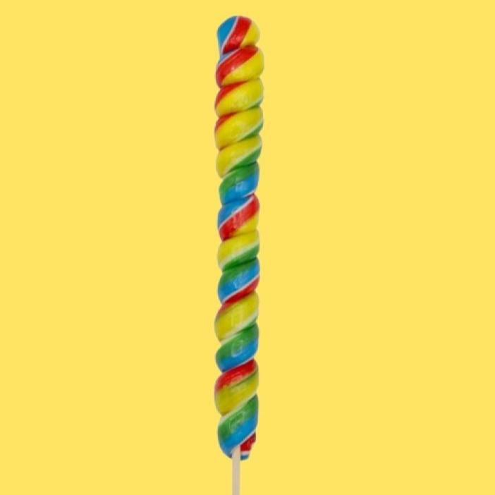 Candy Realms Large Twist Lollipop 125g | Mr Simms Sweet Shop