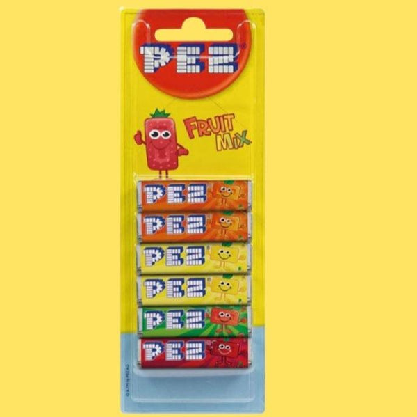 Pez Fruit Mix Refills 6 Pack