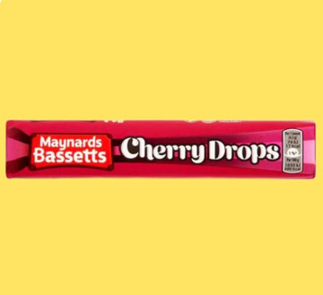 Maynards Bassetts Cherry Drops Sweets Roll 45g