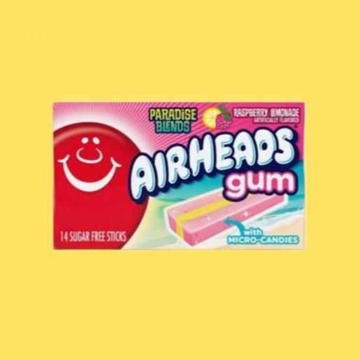 Airheads Gum Raspberry Lemonade 34g