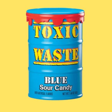 Toxic Waste Blue Sour Candy Drum 42g