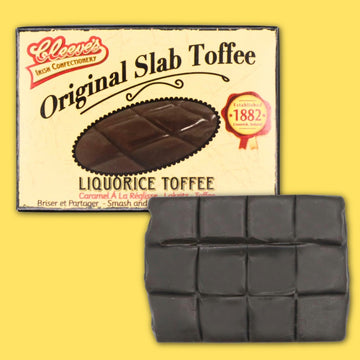 Cleeve's Original Slab Toffee Liquorice Bar 75g