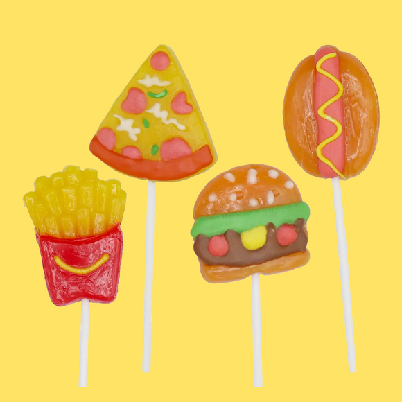 Candy Realms Fast Food Pops 50g