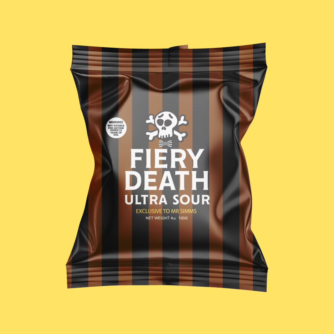 Fiery Death Ultra Sour 100g | Mr Simms Sweet Shop