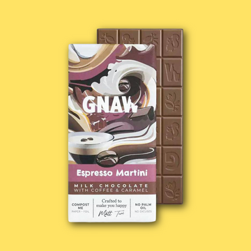 Gnaw Espresso Martini Coffee Milk Chocolate Bar