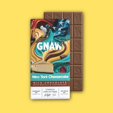 Gnaw New York Cheesecake Milk Chocolate Bar