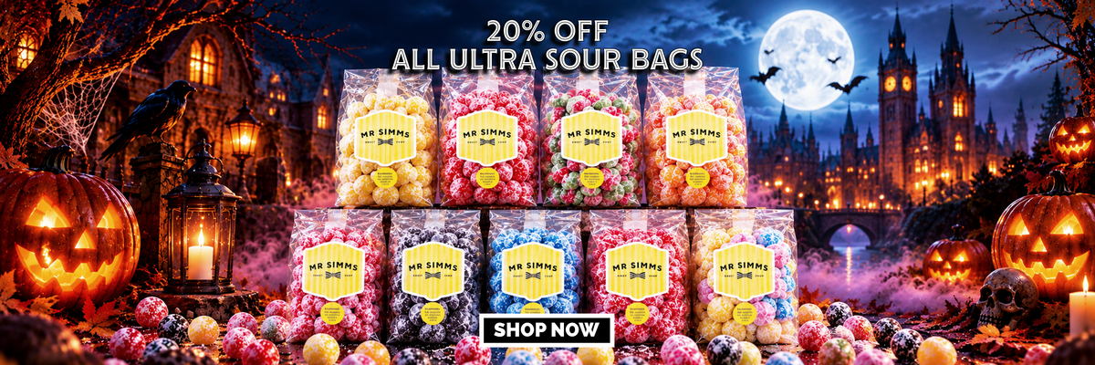 Halloween ultra sour discount banner