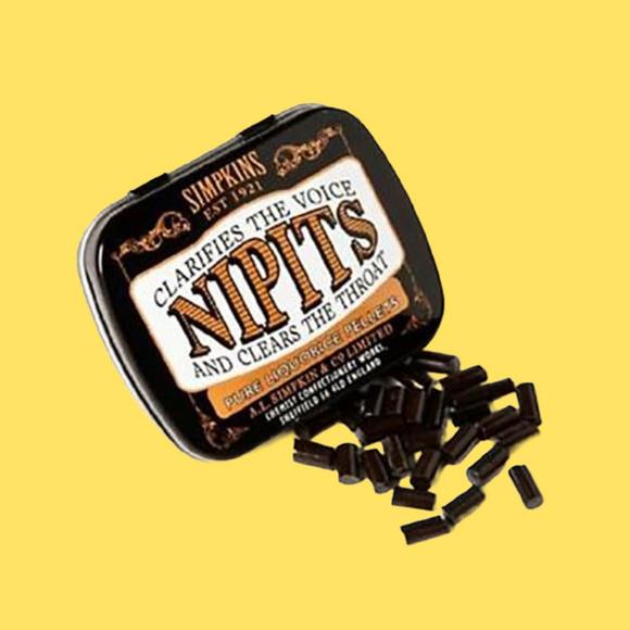 Nipits Liquorice Pellets Tin 12 g