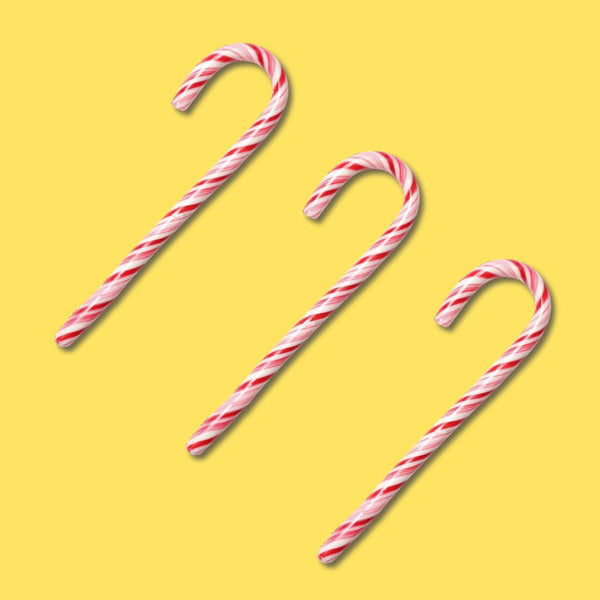Peppermint Candy Canes (Pk of 3)