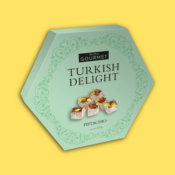 Pistachio Turkish Delight Hexagon Box 227g