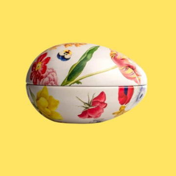 15cm Tin ÄGG (without filling) - Blomster