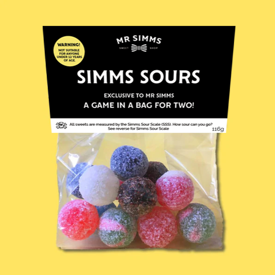 Mr Simms Sour Scale Bag 116g