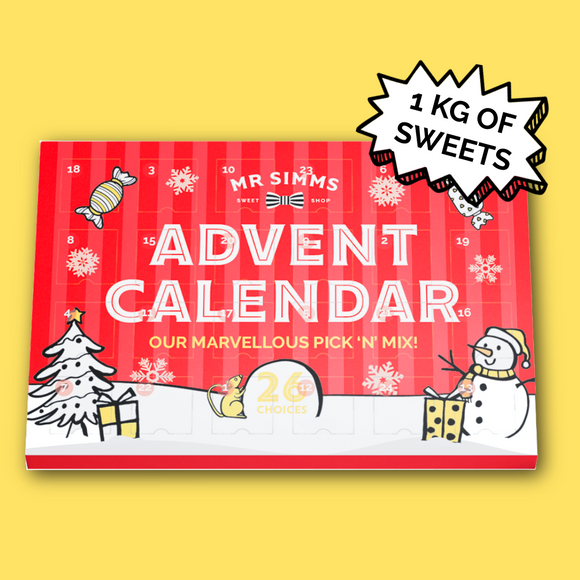 Mr Simms 1kg Pick & Mix Christmas Advent Calendar