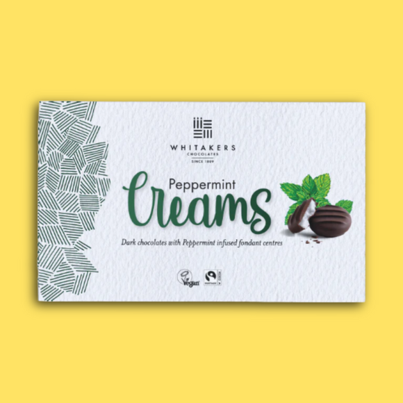 Whitakers Dark Chocolate Mint Fondant Creams 150g