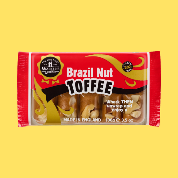Walkers Nutty Brazil Toffee 100g