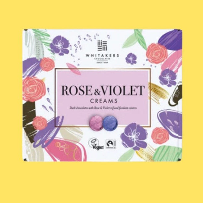 Whitakers Rose & Violet Creams 200g | Mr Simms Sweet Shop