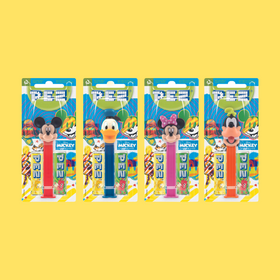 Pez Mickey & Friends 1+2 Impulse Packs 17g