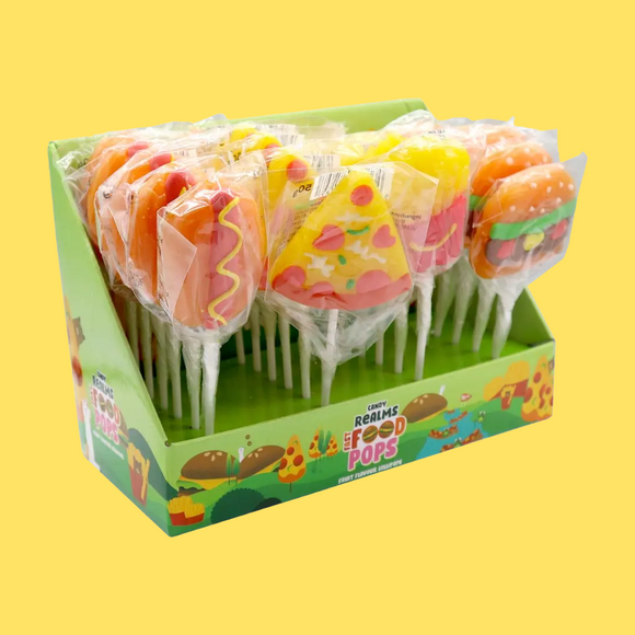 Candy Realms Fast Food Pops 50g