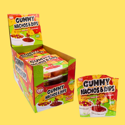 Zed Candy Gummy Nachos & Dips 51g