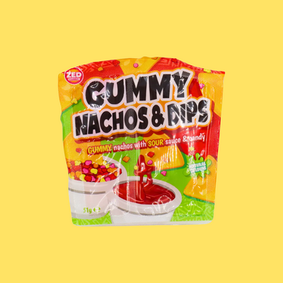 Zed Candy Gummy Nachos & Dips 51g