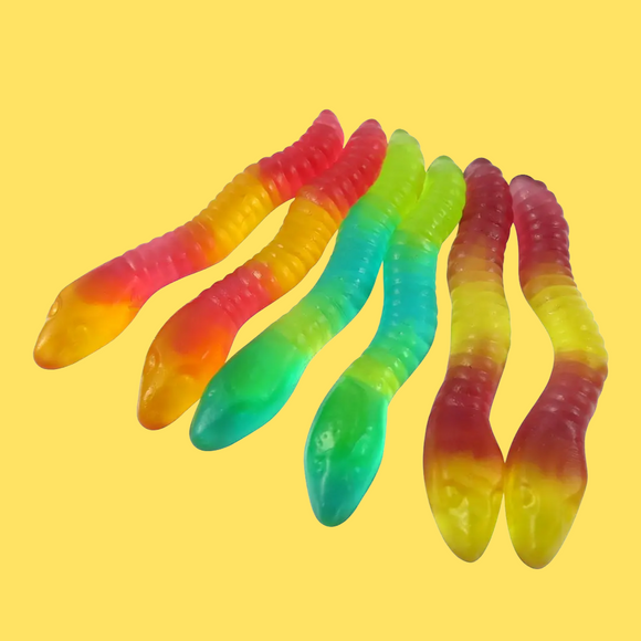 Kingsway Jelly Snakes 3kg POS - 100g