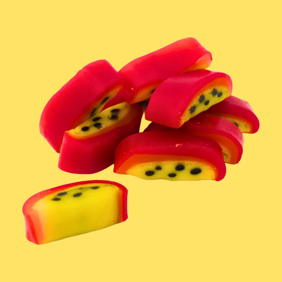 Vidal Passionfruit Fruit Bites Bag 1.5kg POS - 100g