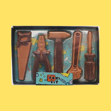 DIY Tool Kit Gift Set Decorated Milk & Dark Chocolate 85g