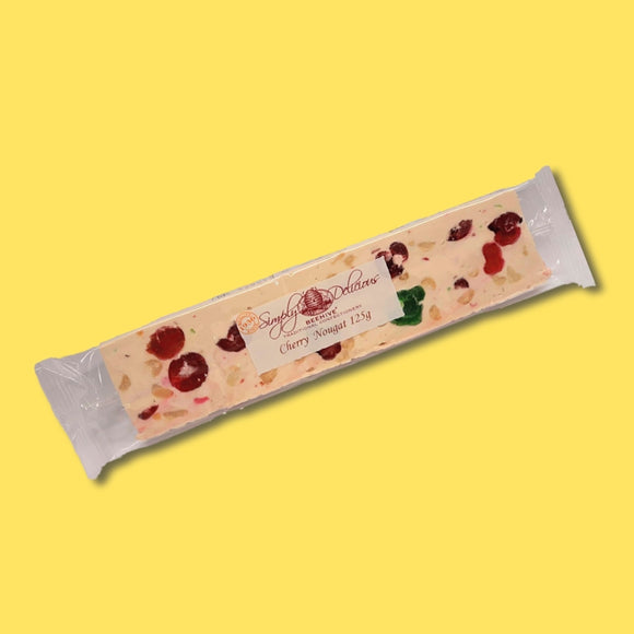 Cherry Nougat Bar 125g