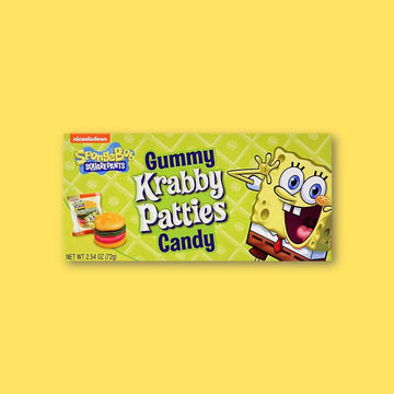 Spongebob Squarepants Gummy Krabby Patties Candy Theatre Box